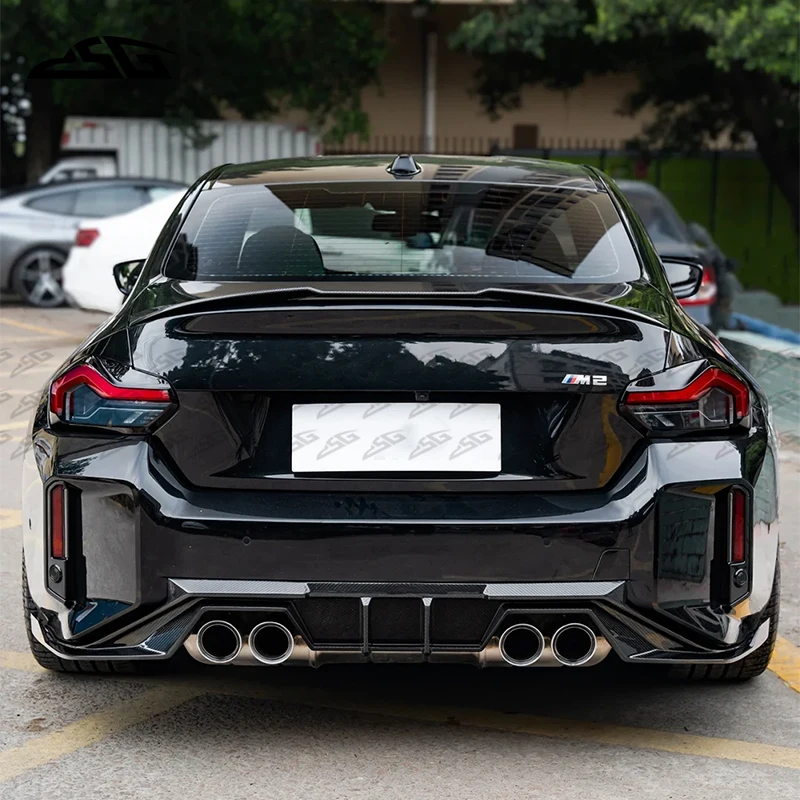 

Suitable for BM M2 G87 Carbon Fiber Rear Lip Rear Bumper Tail Lip Diffuser Surround