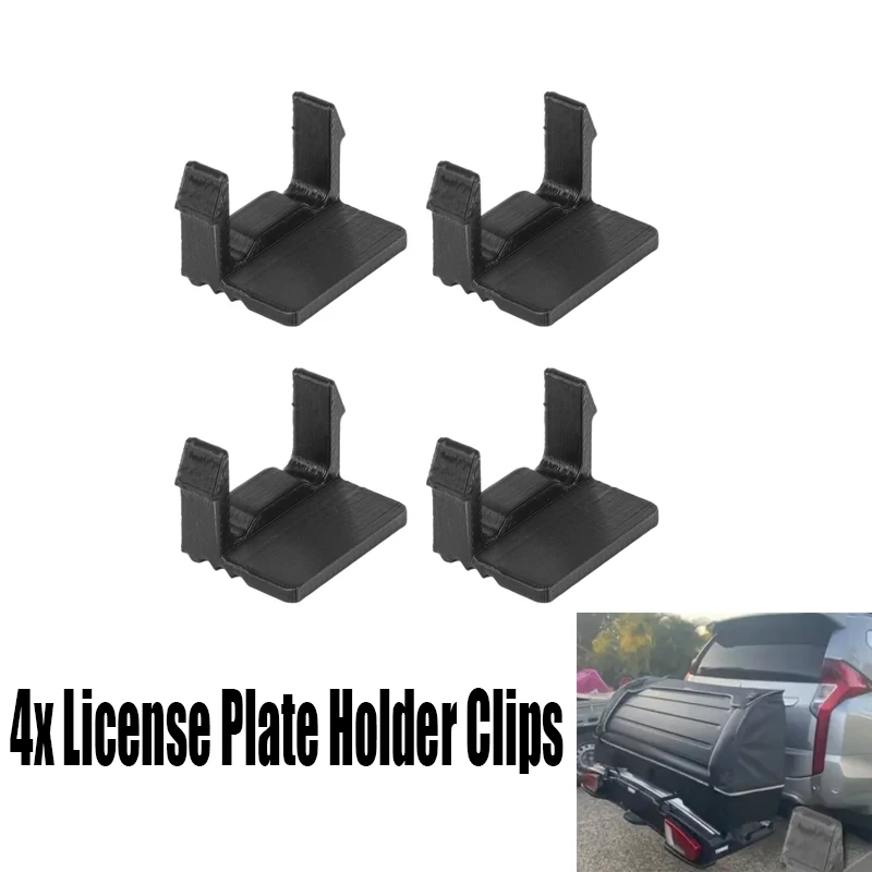 

4pcs Plastic Car License Plate Holder Clips For Thule EuroWay Easy Fold VeloCompact License Plate Holder Clips Car Accessories