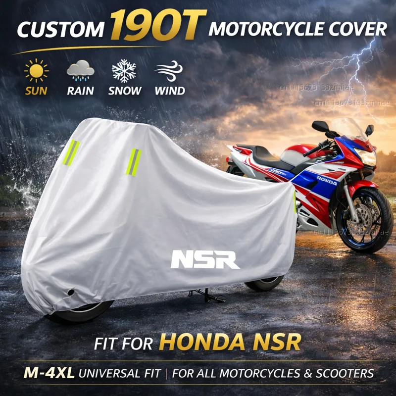 

Чехол для мотоцикла Honda NSR125 NSR 125 250 1988-1994 (1993, 1992, 1991, 1990, 1989) для улицы, водонепроницаемый, защита от дождя, пыли и солнца