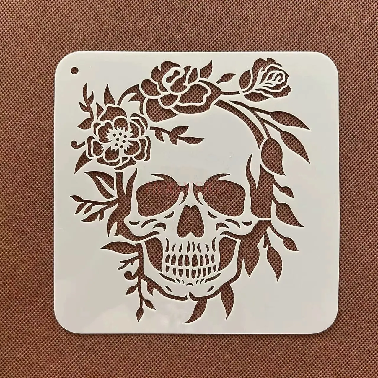 1pcs Skeleton hollow theme lace painting set, painting spray paint lace ruler, graffiti auxiliary template ruler