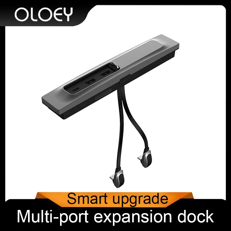 

Smart Docking Station for Tesla Model 3 Model Y 2021 to 2022 Shunt Hub Car Adapter Power Distributor Dust and Splash Resistant