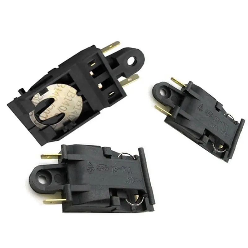 DT17 10 Pcs Electric Kettle Steam Pressure Jump Switch 16A, Kettle Power Switch Thermostat Temperature Control, Replacement