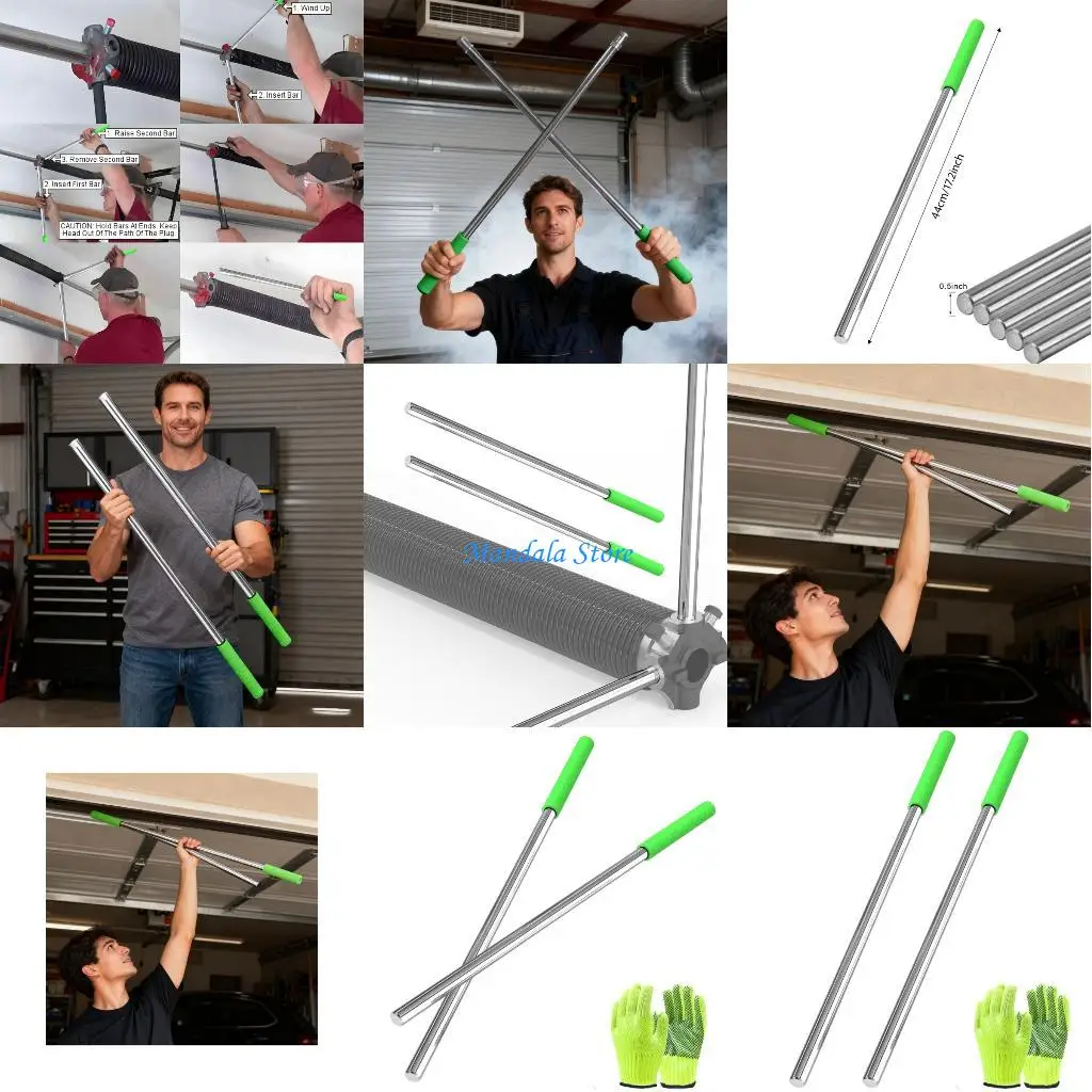 

U2JC Powerful 45# Steel Garage Door Spring Winding Pubs Metal Veneered Face Permanent Plan