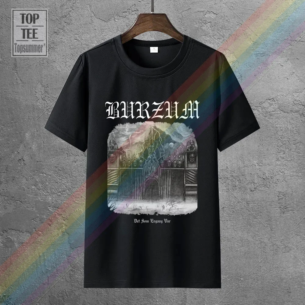 Burzum Men'S Det Som Engang Var T-Shirt Black T Shirt O-Neck Fashion Casual High Quality Print T Shirt Fashion 2018 Top Tee