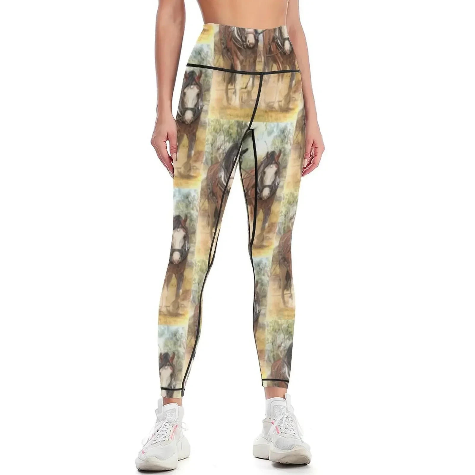 

Heavy Horses Leggings gym clothing gym wear leggins push up woman gym top Womens Leggings