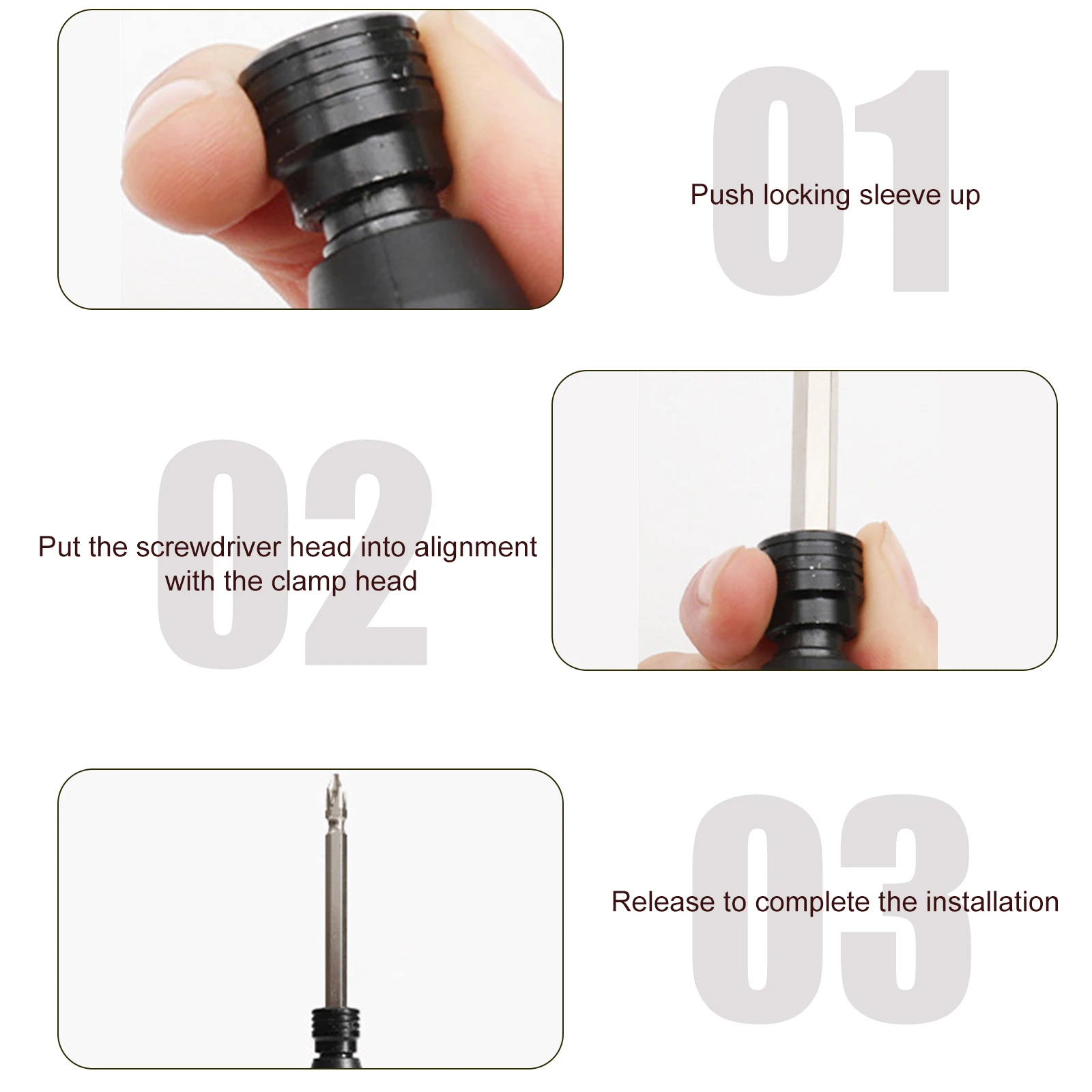 Straight Rod Non-slip Handle Large Torque Mini Electric Screwdriver USB Rechargeable Drill Home DIY Power Tools