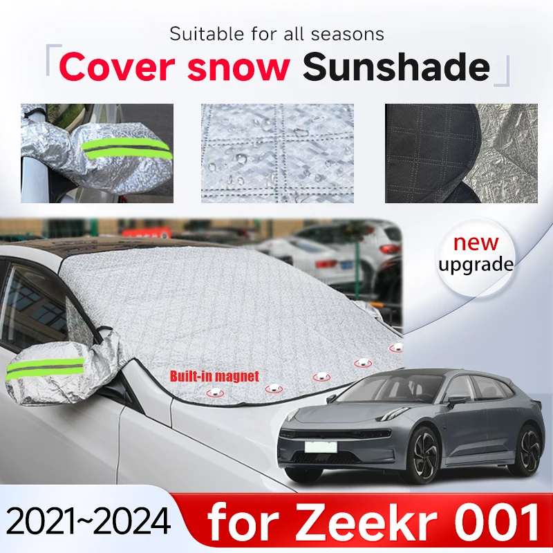 

Cover Snow Sunshade for Geely Zeekr 001 2021 2022 2023 2024 Prevention Front Windshields Sunshade Thickened Coat Car Accessories