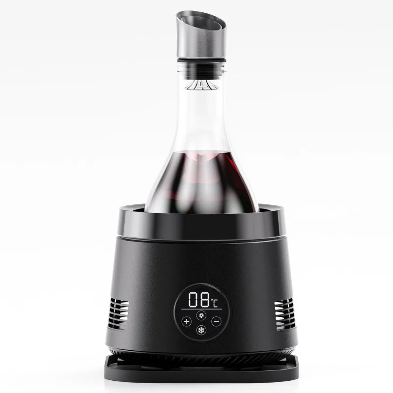 Electronic Wine Chiller Decanter Quick Cooling Wine Dispenser Household Wine Aerator Cooling Container