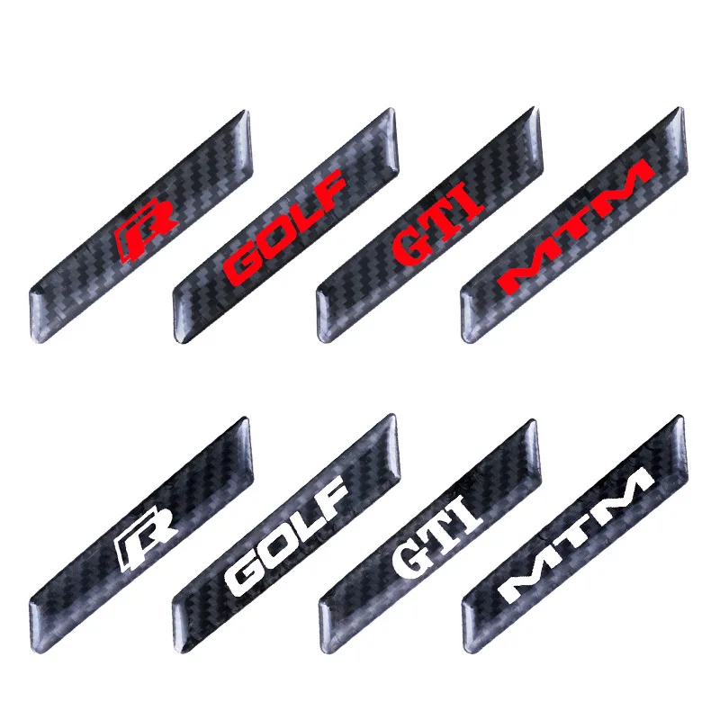 Suitable for Volkswagen Golf GTI GOLF R Mingrui Seat Lift Wrench Decorative Label Sticker Carbon Fiber car stickers golf 7 gti