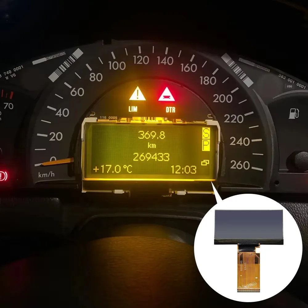 Dashboard Pixel repair LCD Display for Benz W203 C-Class/W463 G-Class  screen display, Mercedes  instrument panel maintenance view 2