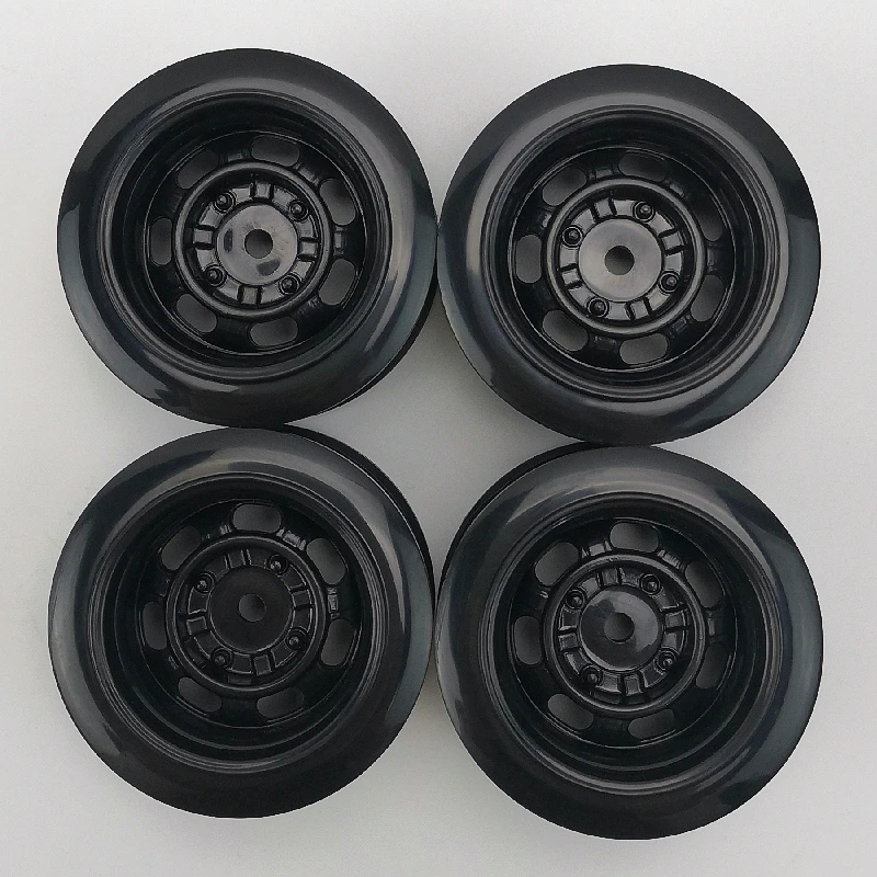 4pcs 9mm Offset RC Car 1/10 Scale Plastic Wheels Rims Drift On road Touring Model Hobby