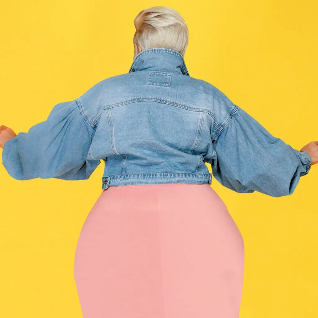 

My863 Женская джинсовая куртка больших размеров, осень-зима, повседневная стираная мода в европейском и американском стиле от