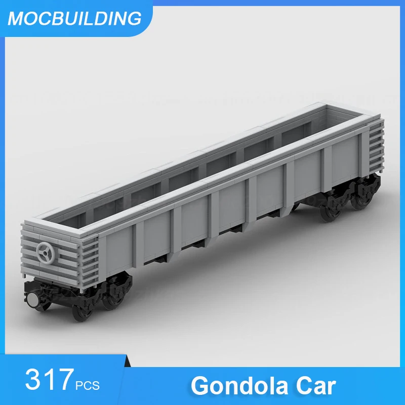 

MOC Building Blocks Gondola Car Model Diy Assemble Bricks Train Series Educational Creative Collect Display Toys Gifts 317PCS