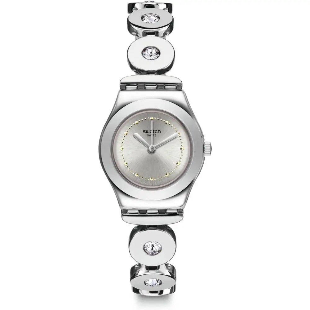 

Женские часы Swatch I Lady, повседневные, полимерные, серые, кварцевые, водонепроницаемые, Inspirance