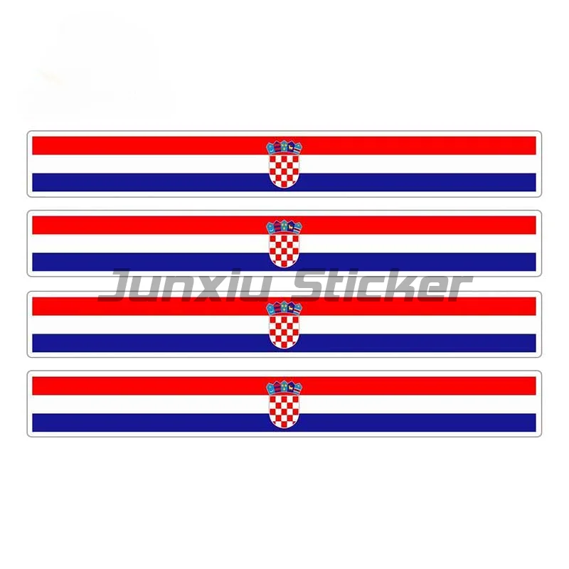 Creative Croatia Decals Car Wall Helmet Sticker Motorcycle Decals Laptop Stickers Decals Road Bike Croatia Flag Decal Croatia