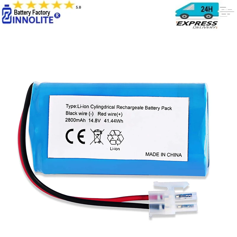 

14.8V 2800mAH Replacement Battery for ILIFE A4 A4S pro A6 V7 A9 Robot Vacuum Cleaner Accessories 18650 Batteries Pack