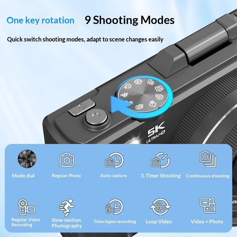 Customized Cross-Border 5K Mirrorless Camera Fixed Focus 2