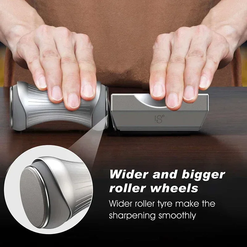 RISAM Rolling Knife Sharpener Fixed Angle Knife Sharpener System Kit With Tumbler Diamond Grinding Stone Grinding Apparatus Sets