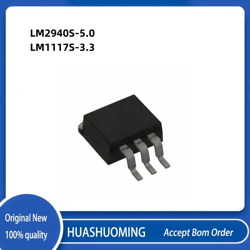 10Pcs/Lot LM2940S-5.0 LM2940S-5 LM2940S 5V  2940S  LM1117S-3.3 LM1117S-1.8/2.5/3.3/5.0/ADJ LM1117S TO-263