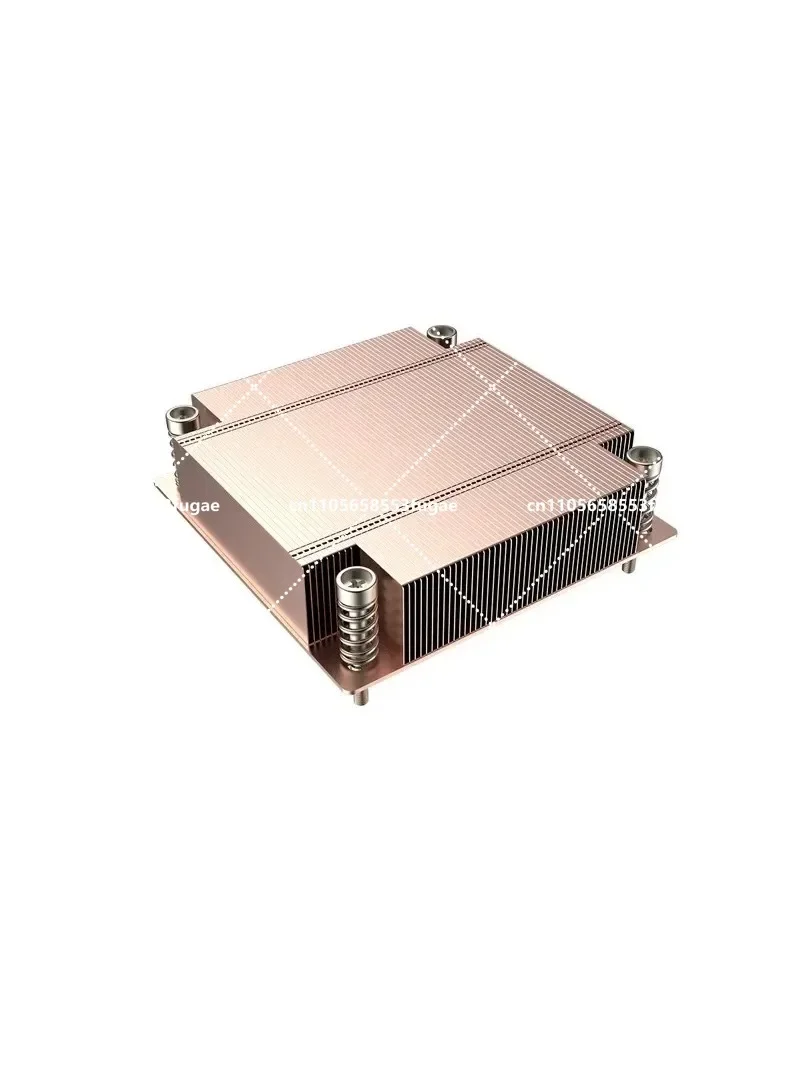 New 1U Passive Fanless CPU Cooler for LGA1700 Socket, 78x78mm, 200W TDP Heat Sink for Server PC