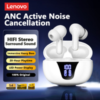New Lenovo XT58 Wireless Bluetooth Earbuds HIFI Stereo Call Noise Reduction Headphones with LED Display Charging Case Earphones