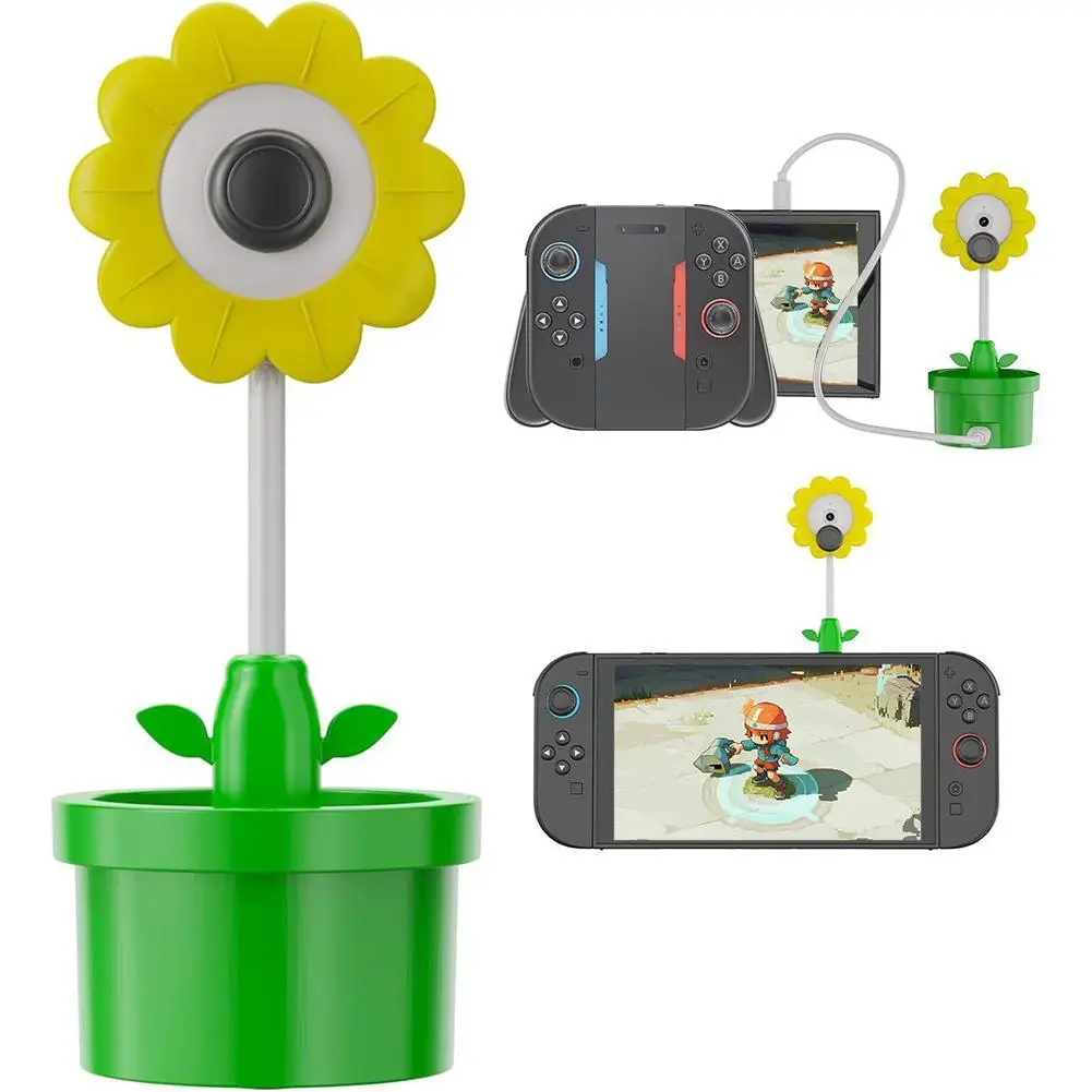 

Camera For Nintenndo Switch 2,Interactive Camera For Switch 2, With Privacy Slide Cover, Plug And Play, Zero Delay USB-C Port