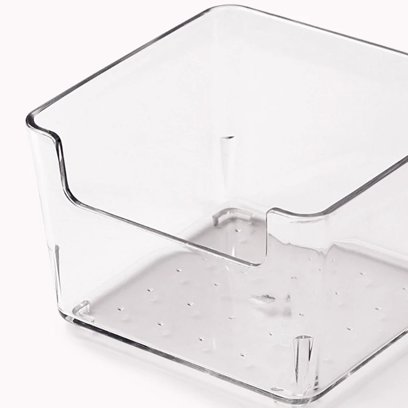 Porta carte di credito espositore per biglietti da visita in acrilico trasparente scatola per biglietti da visita autoportante