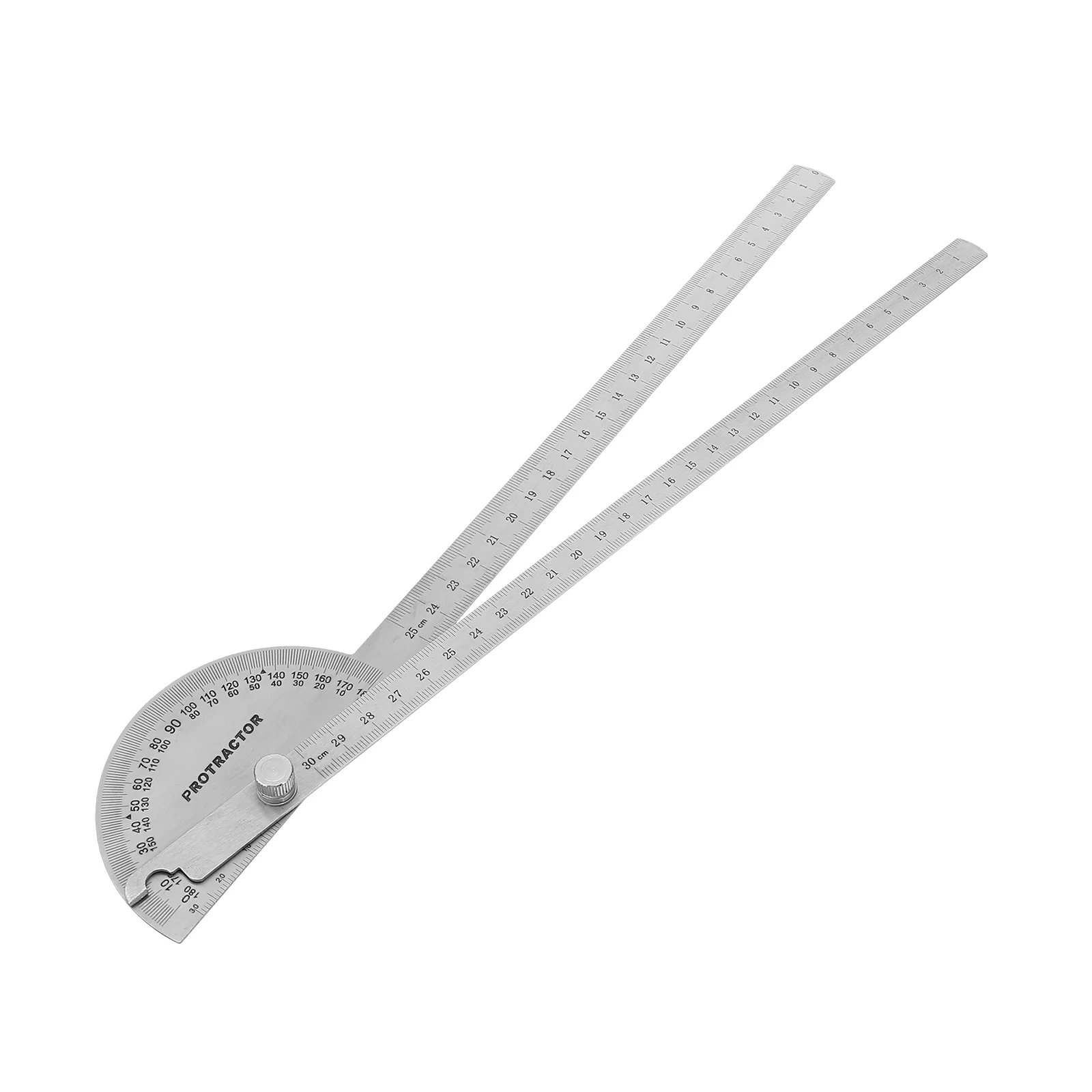 Protractor Angle Measuring Equipment Head Woodworking Ruler Gauge Rotary Tool Stainless Steel Rotating