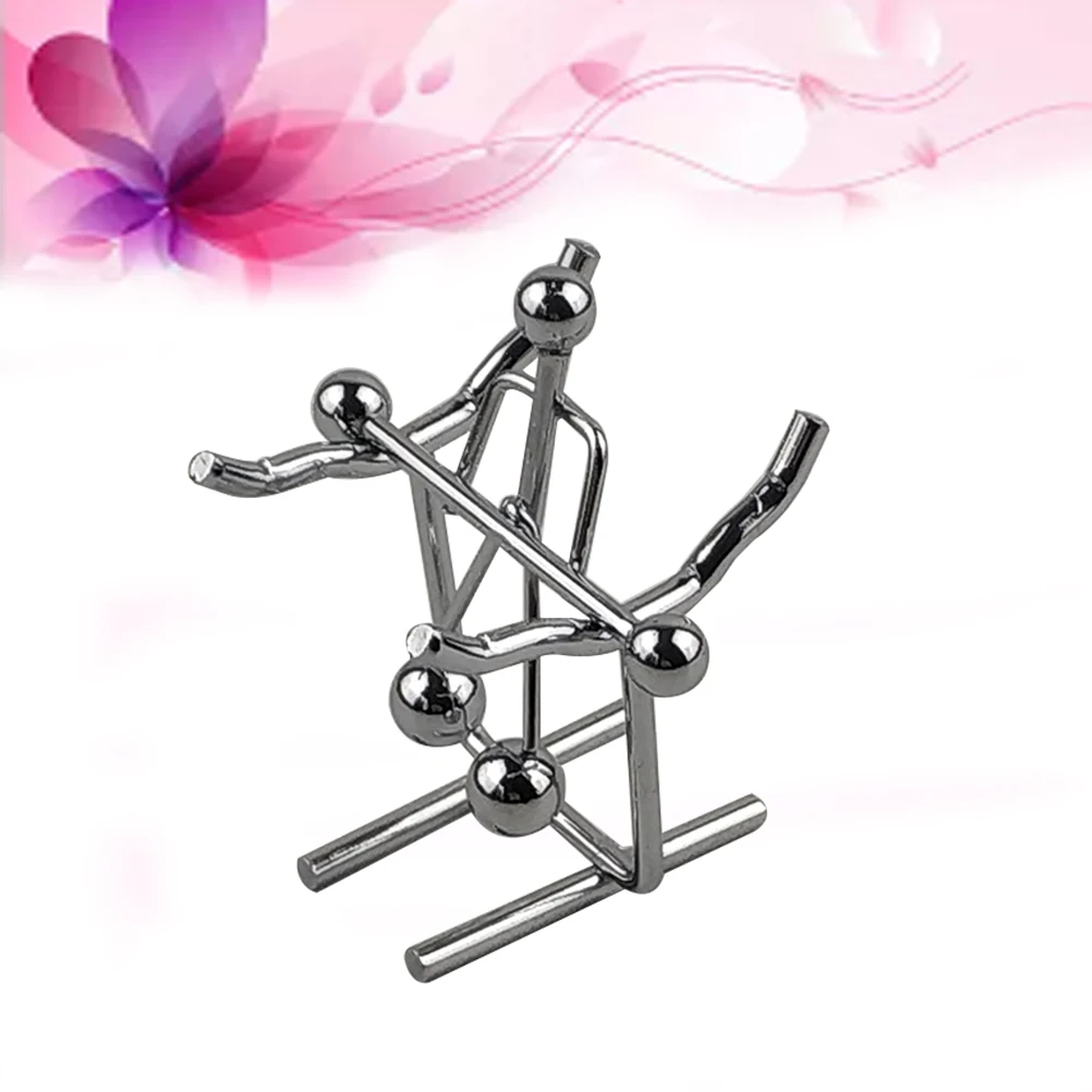 Evenwichtige bal tuimelaar decoratie metalen speelgoed balancerend bureau thuiskantoor gadgets ijzeren beeldje natuurkunde wetenschap geschenken
