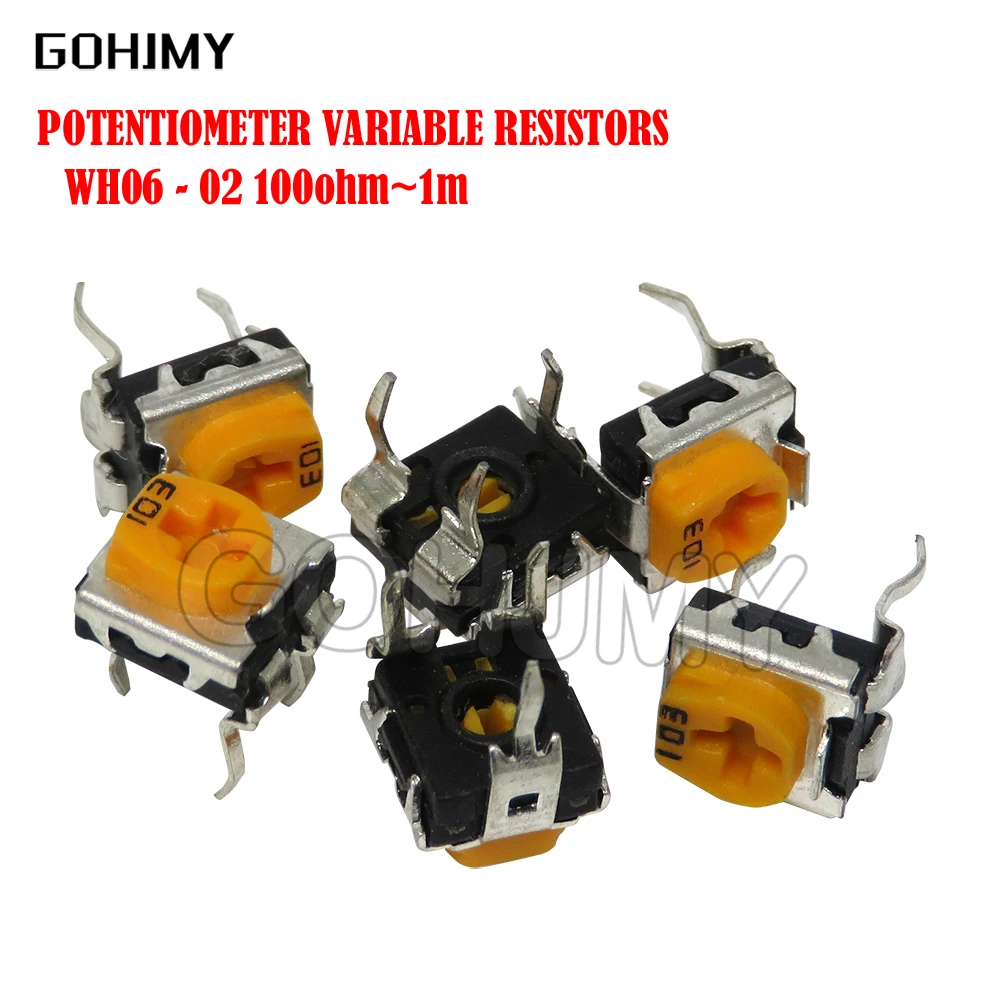 10 шт., потенциометр для триммера, WH06