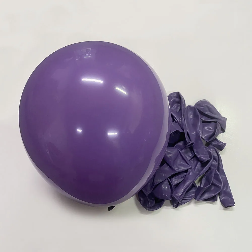 20 Stück 12/10/5 Zoll lila Latexballons Geburtstagsfeier Boho lila Ballons Hochzeit Babyparty Dekoration Lieferungen