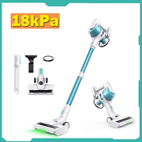 Moosoo S6 Cordless Stick Vacuum Cleaner 18Kpa Strong Suction 40Min Runtime 1L Dust Cup 5-Stage Hepa Filtration