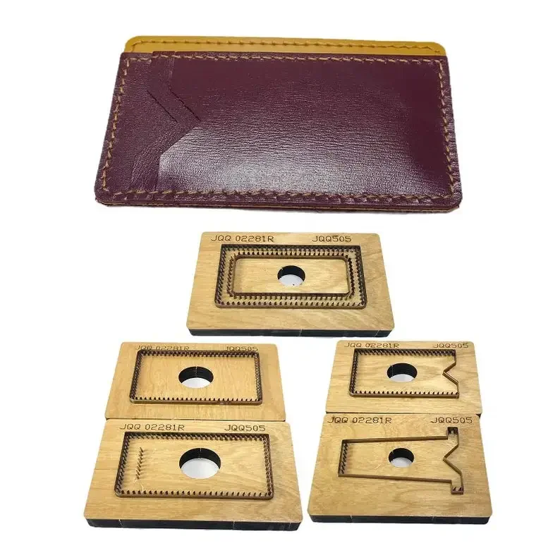 Simple Card Wallet Leather Cutting Die Custom Leather Craft Punch Mold Tool Set