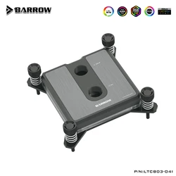 BARROW CPU Water Block For INTEL Socket 115X,1700,1200,2011,2066 Platform Cooler Simple Series Copper Block,LTCB03-04I