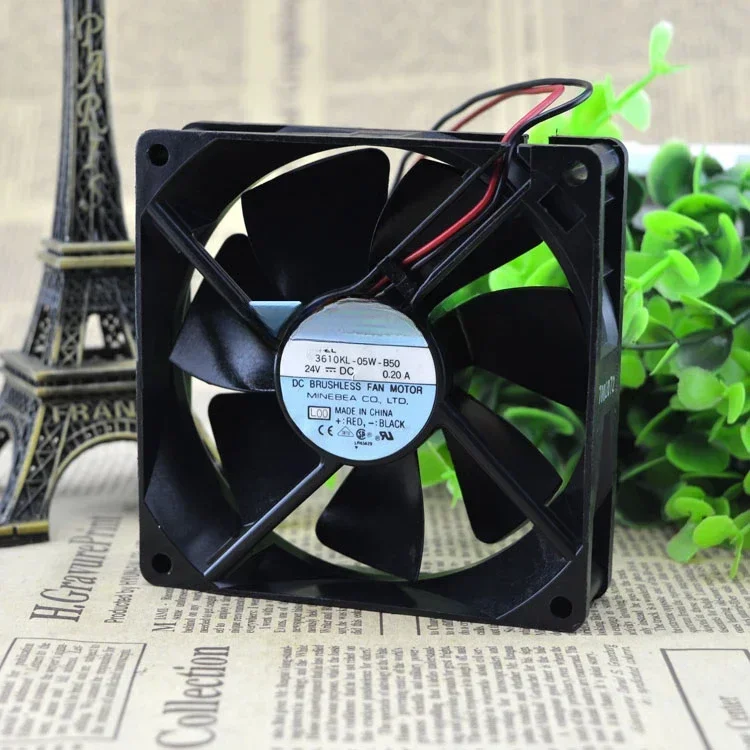 3610KL-05W-B50 9025 24V 0.20A 92 * 92 * 25mm Inverter Cabinet Fan Pack 10 pieces