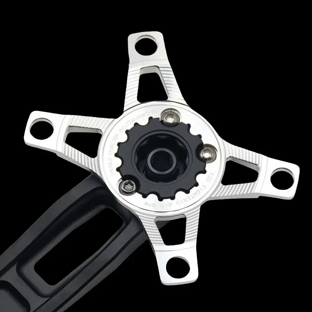110BCD Adapter Aluminum Alloy Spider Biking Customization 40g Weight CNC Processed Design Fits 3 Bolt Crankset For Bike Crankset