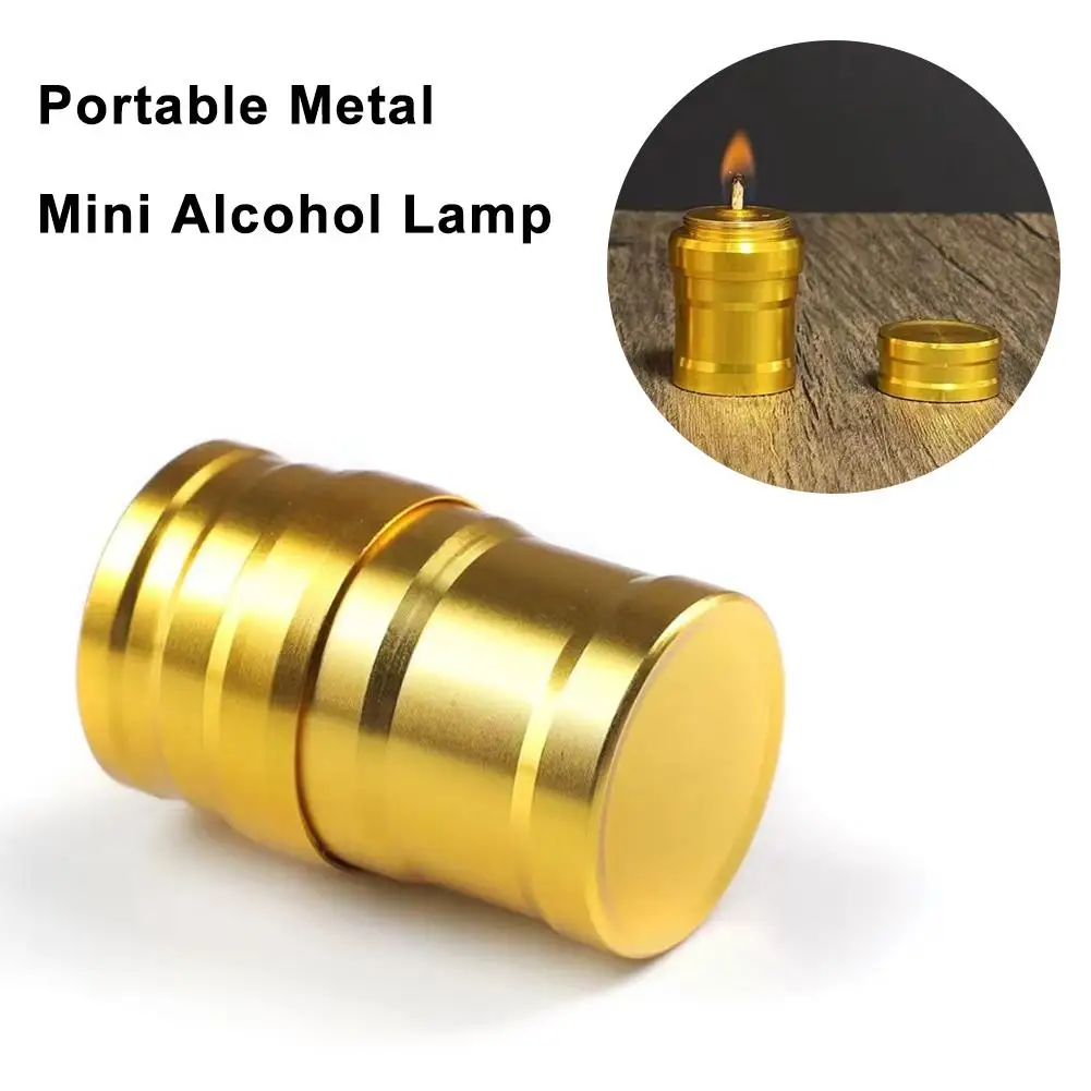 Portable Metal Mini Alcohol Lamp Laboratory Equipment Product Stove ﻿ Outdoor Survival Camping Hiking Excellent Heating Liq I1x6