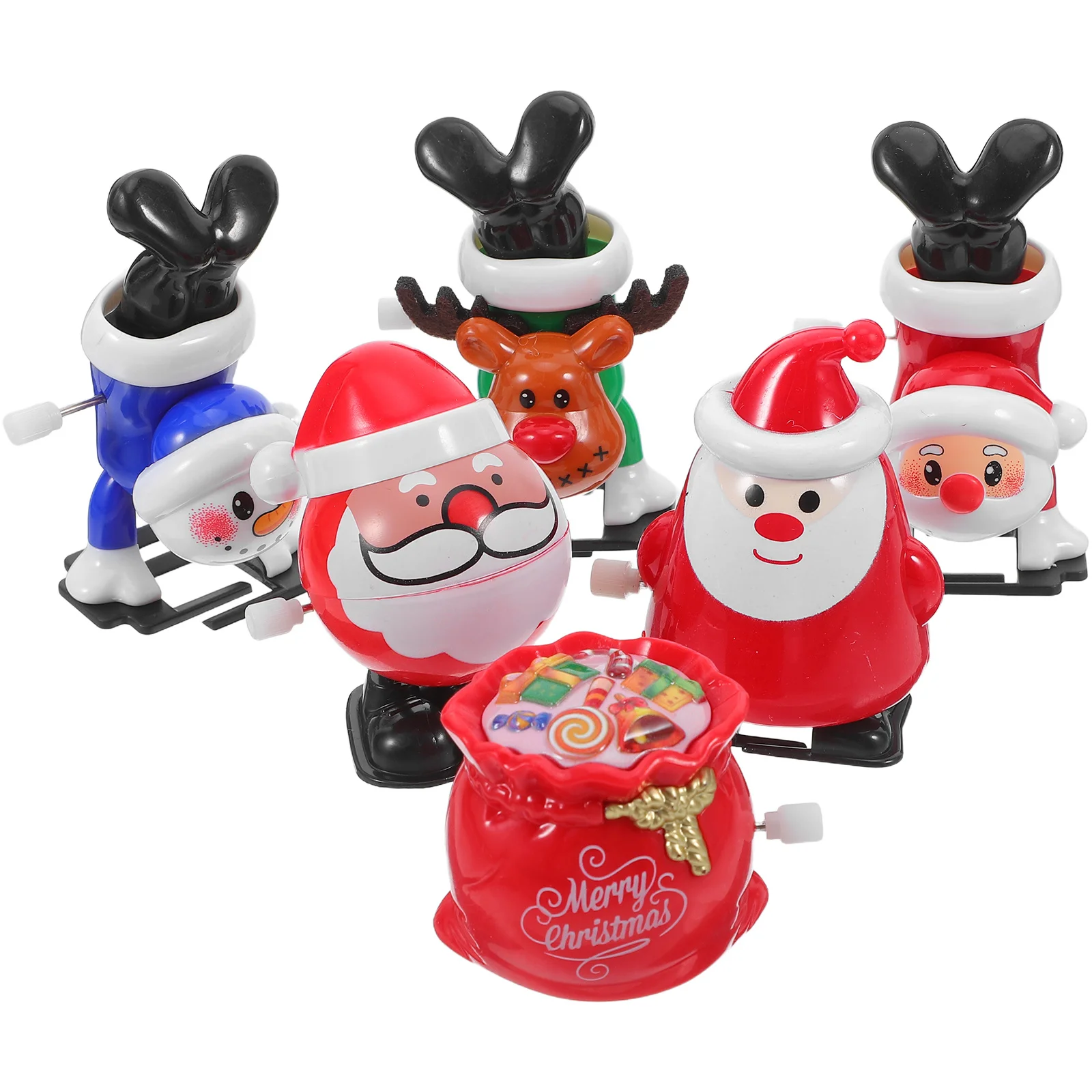 

Christmas Wind-up Toy Cartoon Clockwork Toys Baby Children Elk Deer Animal Funny for Kids