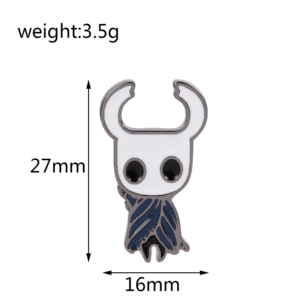 Hollow Knight Enamel Pin Insectoid Knight Pins Badge Metroidvania Style Video Game Brooch For Backpack Bag Accessories
