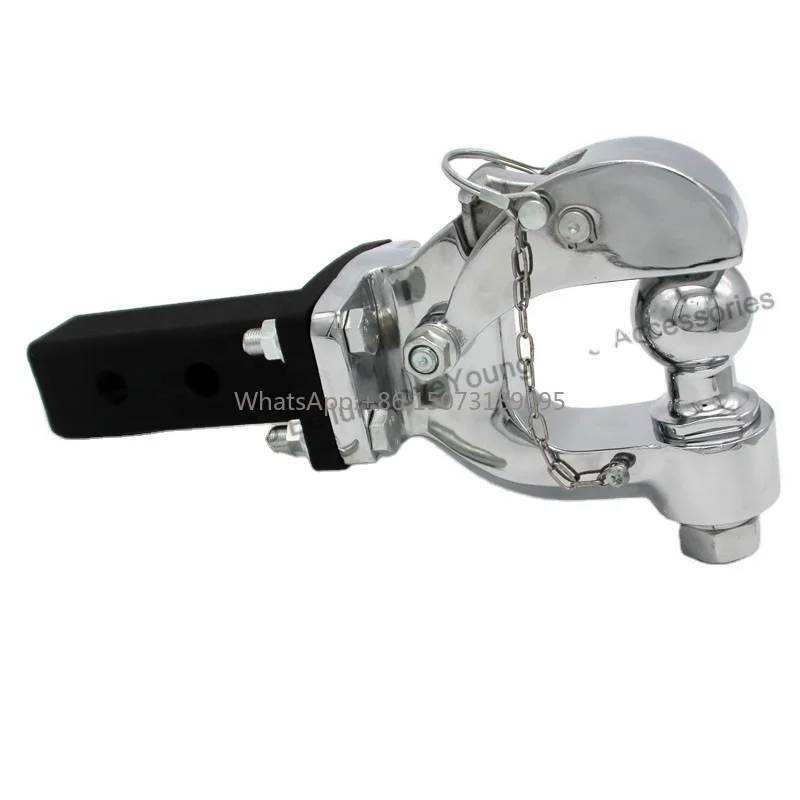 

High Quality Universal Pintle Combination 5T With 2" Ball Pintle Hook Trailer Ball Mount Towing Hook
