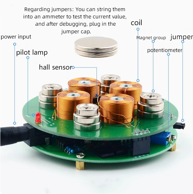 Electronic Levitation Assembly Kit Maglev DIY Electronic Welding Teaching Kit