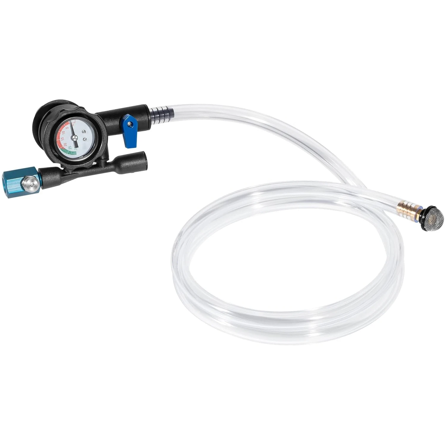 75260 Koelvloeistofvulset, geschikt voor alle conusadapters, inclusief luchtdichting voor vacuümlektest.