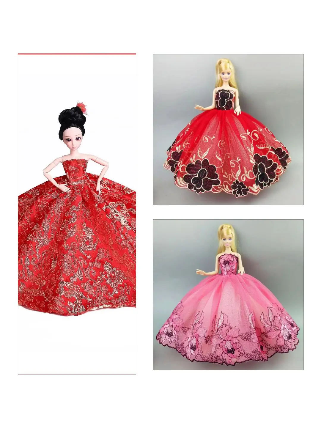 odulu Robe pour poupée américaine de 30 cm (11,5 Pouces)-Robe Bustier à Sequins-Tenue de fête pour poupée BJD 1/6-Cadeau-1 pièce-#A odulu Robe pour poupée américaine de 30 cm (11,5 Pouces)-Robe Bustier à Sequins-Tenue de fête pour poupée BJD 1/6-Cadeau-1 pièce-#A