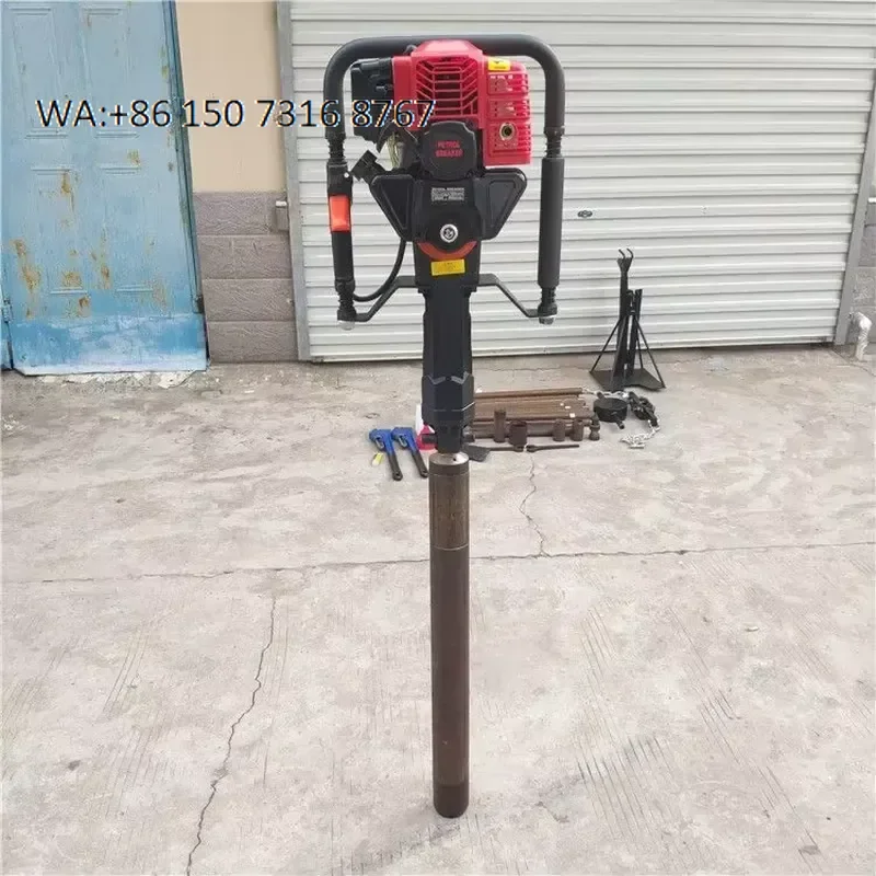 Lightweight Portable Handheld Drilling Rig for Soil Sampling Core Extraction Geological Exploration Field Equipment