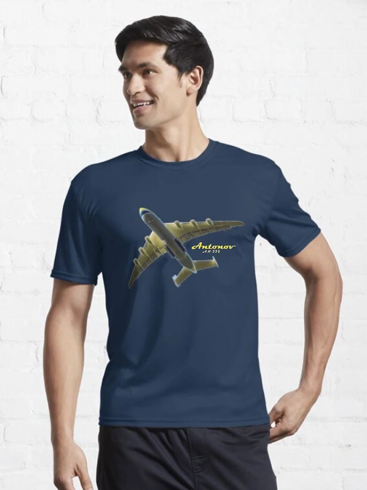 Ukraine Antonov An-225 Mriya Cargo Jet Plane T-Shirt New 100% Cotton O-Neck Summer Short Sleeve Casual Mens T-shirt Size S-3XL