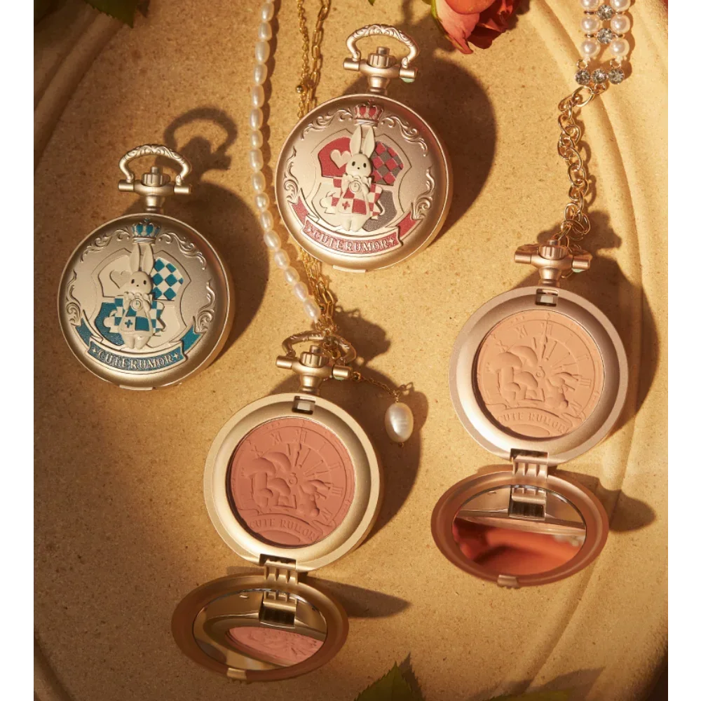 Cute Rumor Odd Mirror Tea Party Pocket Blush Natural Expansion Shrinkage Color Delicate Long-lasting Waterproof Maekup Cosmetics
