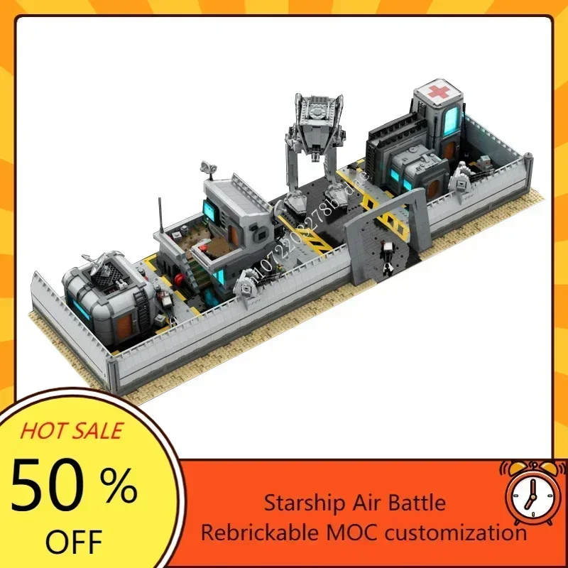 

4116 шт. MOC Space Battle Series Imperial Base Bundle (часть A) Модель Строительные блоки Технология Кирпичи Креативная сборка игрушки в подарок