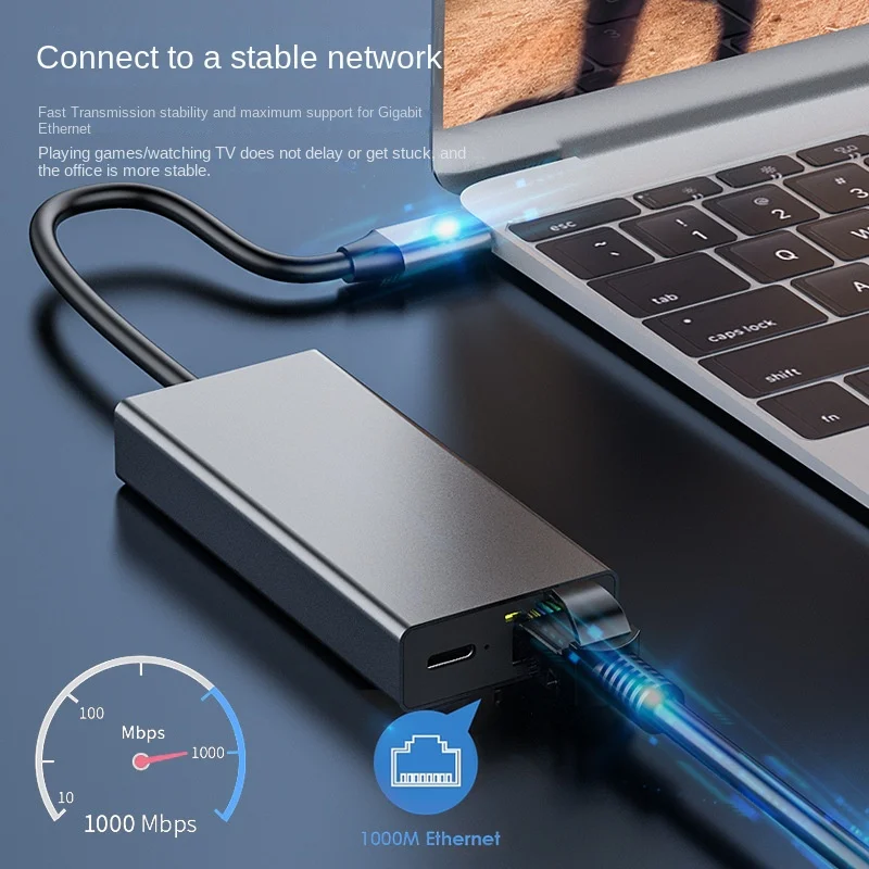 

Док-станция многофункциональная с портом USB Type-C и поддержкой быстрой зарядки