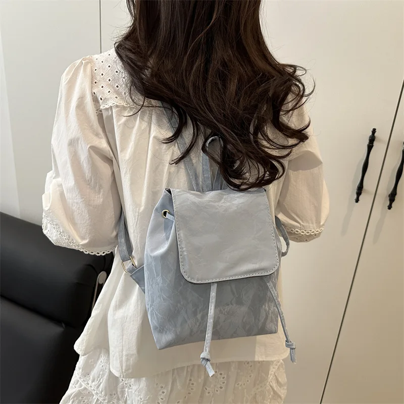 2026 new minimalist trendy backpack with large capacity waterproof design for women's commuting comfort