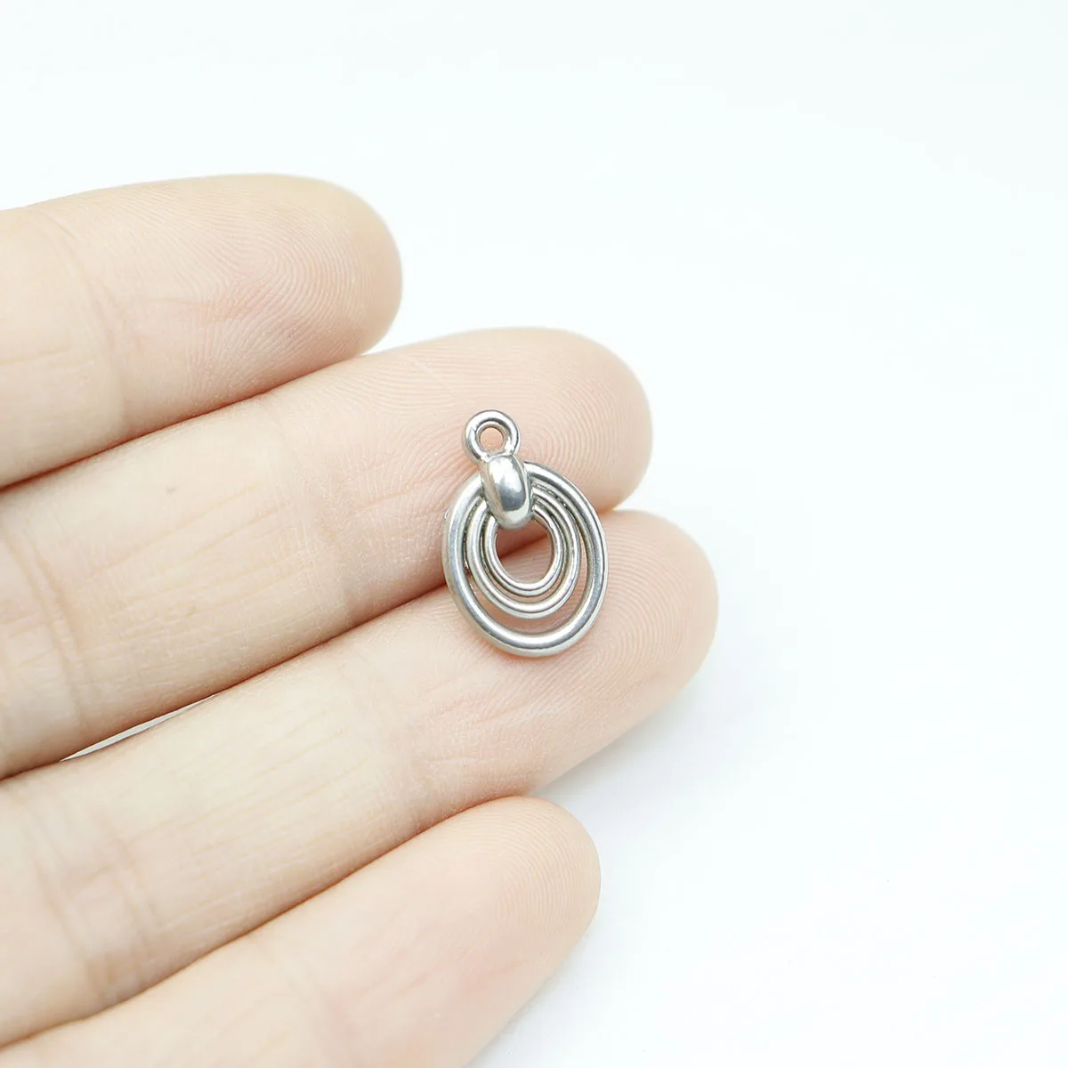 5pcs Stainless Steel Fashion Jewelry Accessory Componets Charms DIY Handcraft PVD Vacuum Plate Waterproof Antiallergic